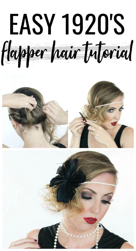 flapper hair tutorial|flapper hairstyles for women.